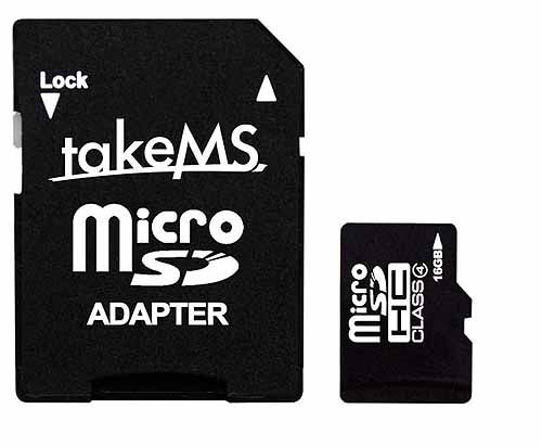 takeMS microSDHC 16GB Kit, Class 4 (88664) takeMS microSDHC 16GB Kit, Class 4 (88664)