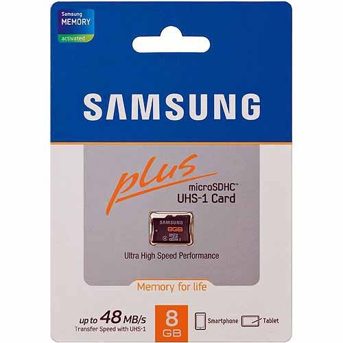 Samsung 8 GB MicroSDHC Class 4 UHS-1 plus Serie(MB-MP8GB/EU) Samsung 8 GB MicroSDHC Class 4 UHS-1 plus Serie(MB-MP8GB/EU)