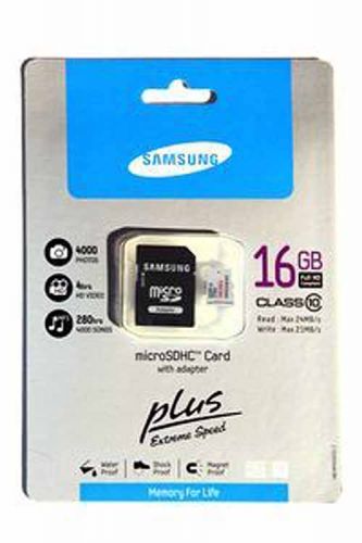 Samsung microSDHC Plus 16GB Kit, Class 10 (MB-MPAGA/EU) Samsung microSDHC Plus 16GB Kit, Class 10 (MB-MPAGA/EU)
