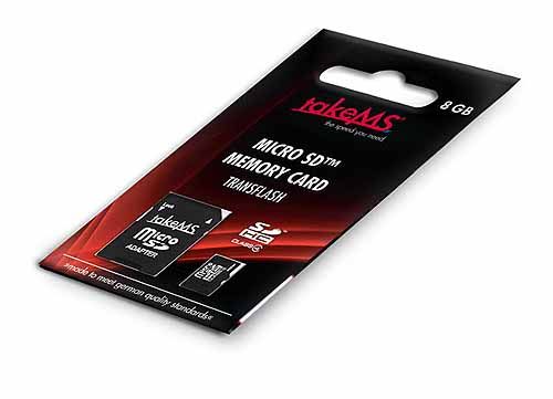 takeMS microSDHC 8GB Kit, Class 4 mit Adapter (88663) takeMS microSDHC 8GB Kit, Class 4 mit Adapter (88663)